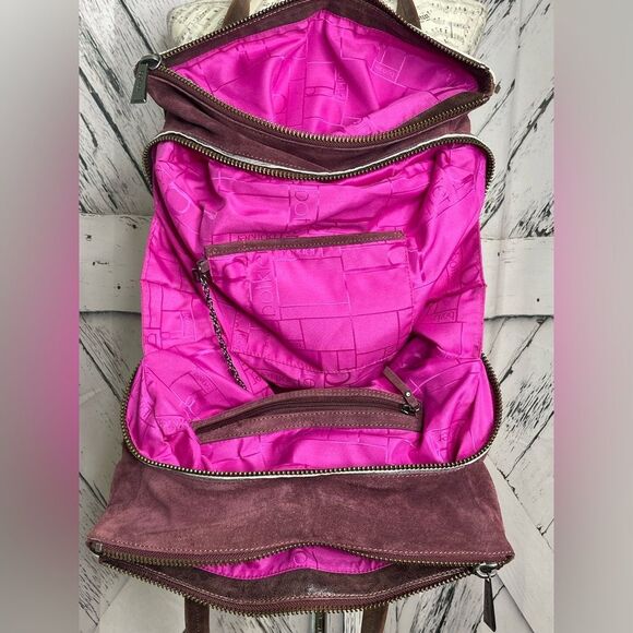 Botkier Satchel Handbag Suede & Metallic - Picture 10 of 12